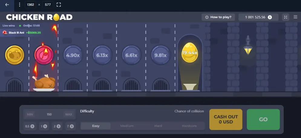 Chicken Road gameplay